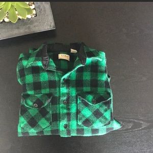 L.L. Bean Maine Guide Shirt Wool Flannel